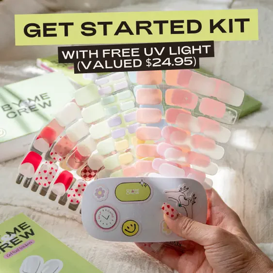 Get Started Pack (FREE UV Lamp + 2x Gel Nail Stickers)