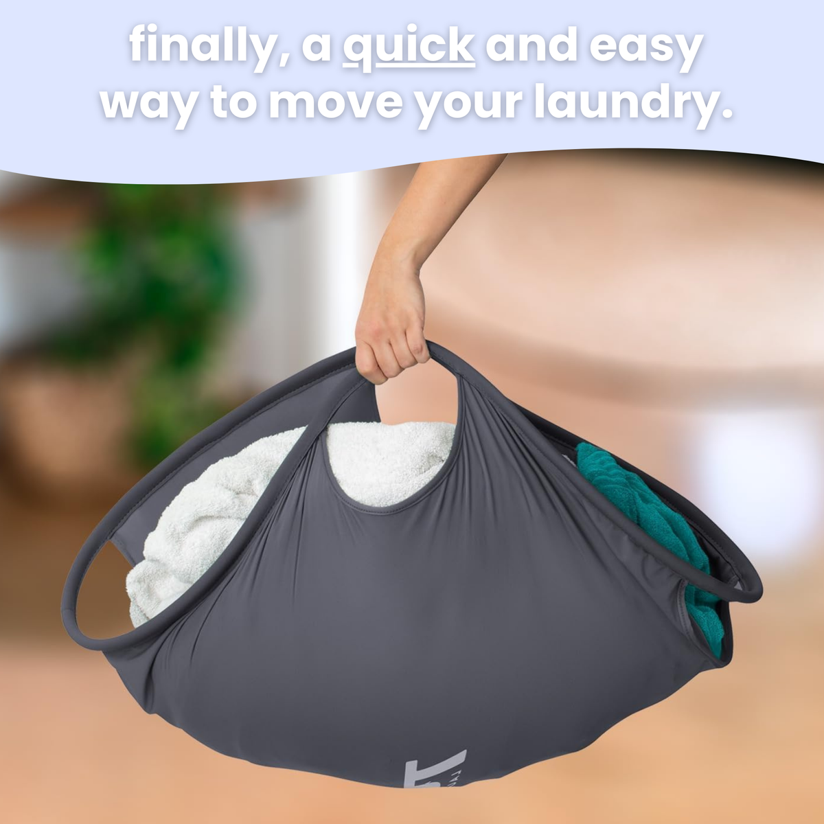 Laundry Turtle™ Collapsible Basket
