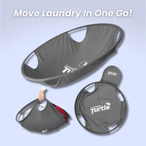 Laundry Turtle™ Collapsible Basket