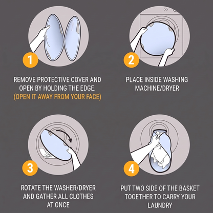 Laundry Turtle™ Collapsible Basket