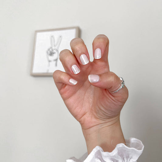 Hailey Inspired Glazed Donuts Semicured DIY Gel Nail Sticker Kit