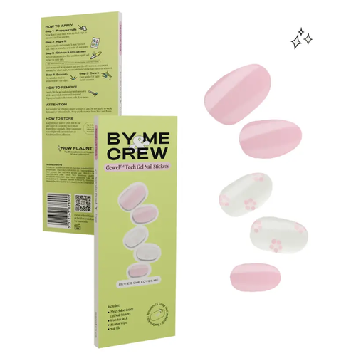 She Loves Me (Floral) Semicured Gel Nail Sticker Kit